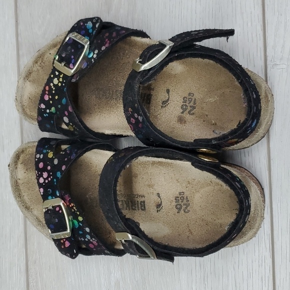 Birkenstock Kids Girls Rio Mozaic Ankle Leather Strap Sandals shoes sz 26/C3 - Picture 8 of 13
